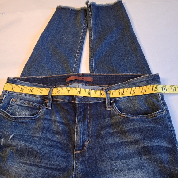 Joe's Jeans "Kalia" Blue Stretch Straight Leg Skinny Denim Jeans Women Size 30 - Picture 8 of 16